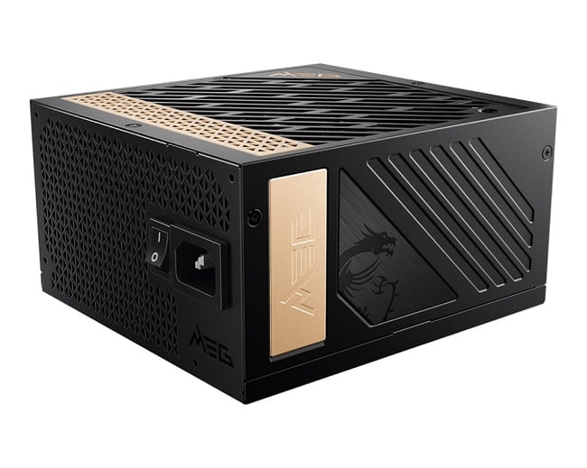 Image of the MSI Ai1000p power supply unit