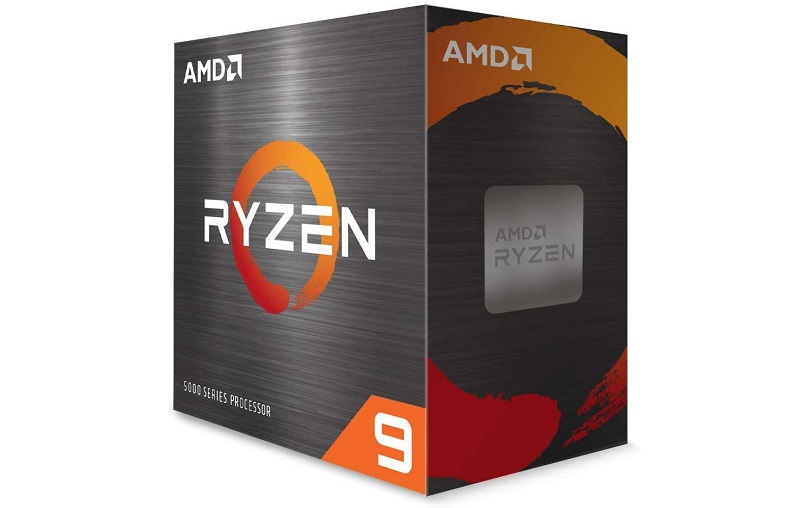 Image of an AMD Ryzen 9 CPU box 