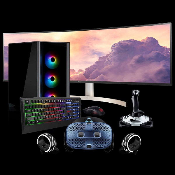 Bild des Chillblast Custom Fusion RTX VR SIM -PC -Bundle