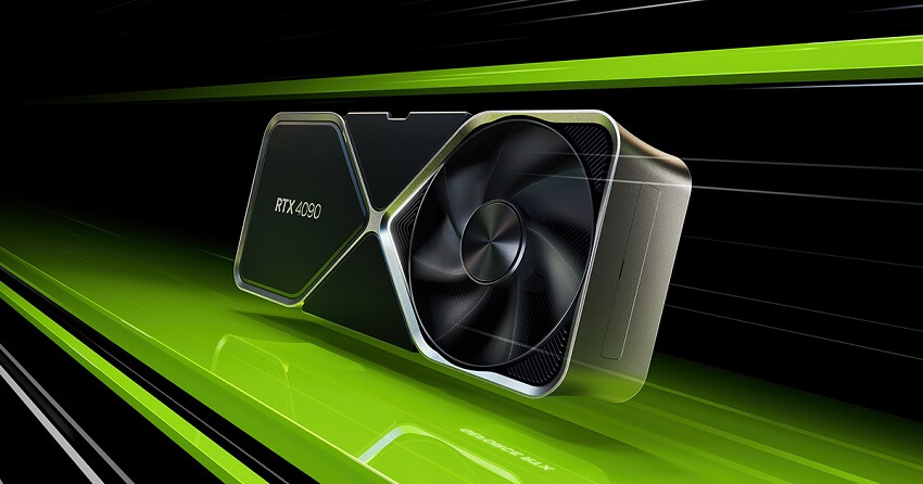 Promotional image of the Nvidia RTX 4090 GPU