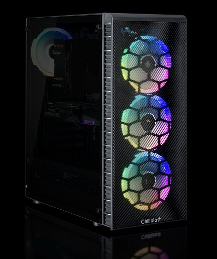 Image of the Chillblast Fusion Sorcerer gaming PC, the mid-tier PC for Valorant