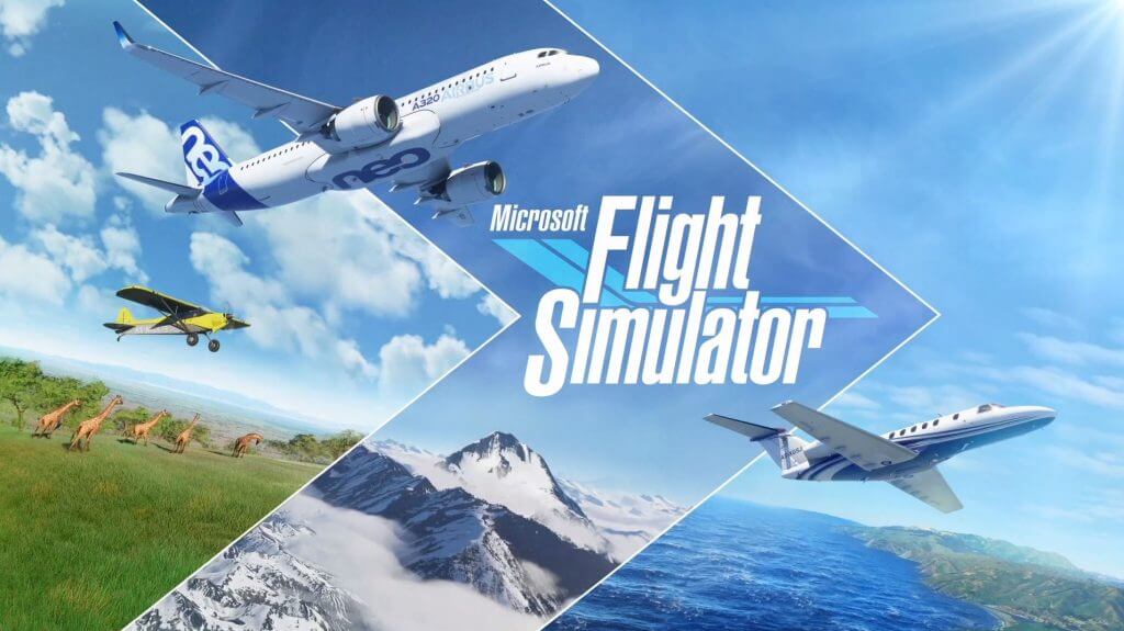 Promotional image of Microsoft Flight Sim 2020