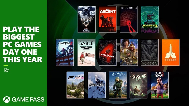 Promotional image for Xbox game pass