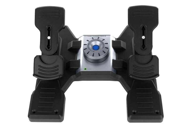 Image of the Logitech G Pro Flight Rudder Pedals