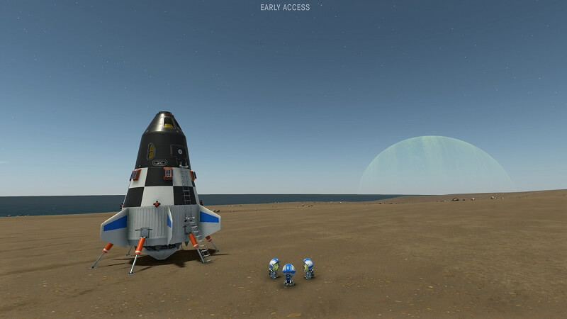 Early access game capture image from Kerbal Space Program 2