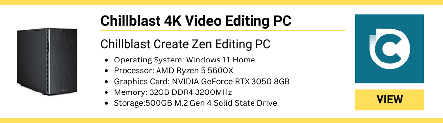 4K video editing PC