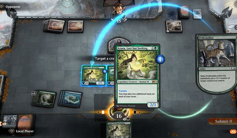 Screenshot of Magic the Gathering Arena