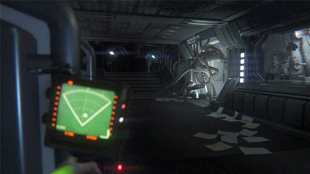 Image of a moment from the game Alien Isolation